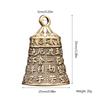 Brass Handicraft Bell Metal Call Bells Alarm Hand Held Service Call Bell Desktop Bell Dinner Bell Brass Christams Bell