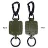 Retractable Key Chain Key Holder Reel with Carabiner 23'' Steel Retractable Cord