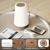 LED Rechargeable Night Light Table Lamp with 13 Colors and Touch Remote Control Dimmable RGB with Warm White Light for Bedroom