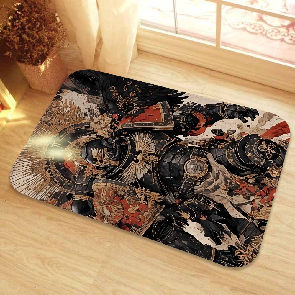 Warhammer 40K Space Marine Floor Mat Printed Large Carpets Room And Bedroom Carpets Bathroom Anti Slip Door Mats Small Carpets
