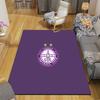 Újpest FC Flannel Pattern Square Carpet,Area Rug,Carpet Rug for Living Room Bedroom Sofa Playroom Decor,Non-slip Floor Mat