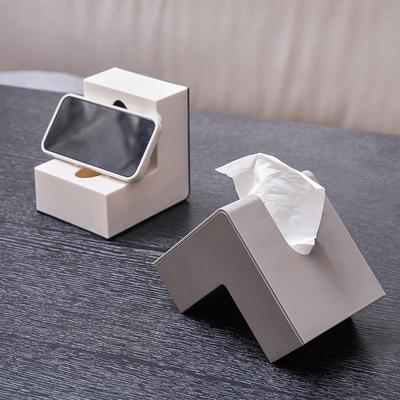 Napkin Drawn Paper Box L-shaped Tissue Box Living Room Multi Functional Mobile Phone Stand Book Stand