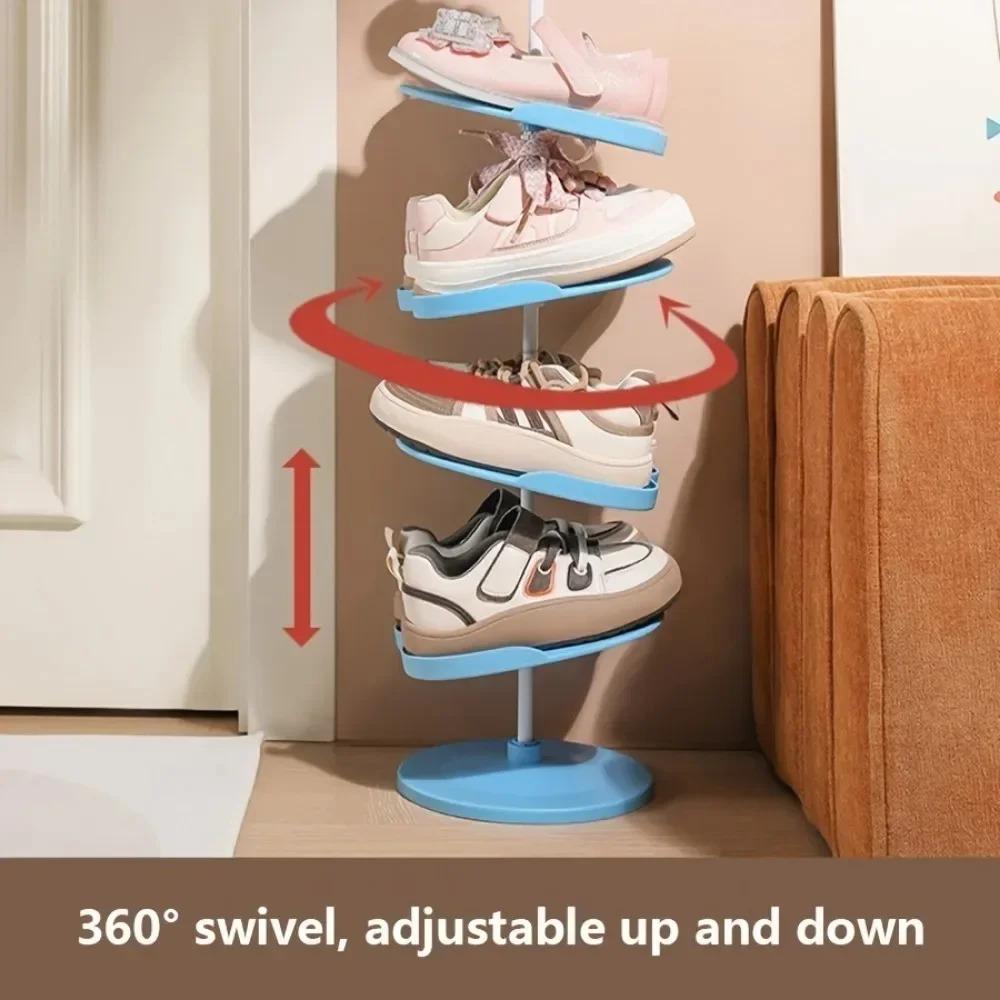 Cartoon Plastic Shoe Rack Large Capacity Multi-layer Shoe Rack Dormitory Convenient Japanese Reinforced and Durable Storage Rack