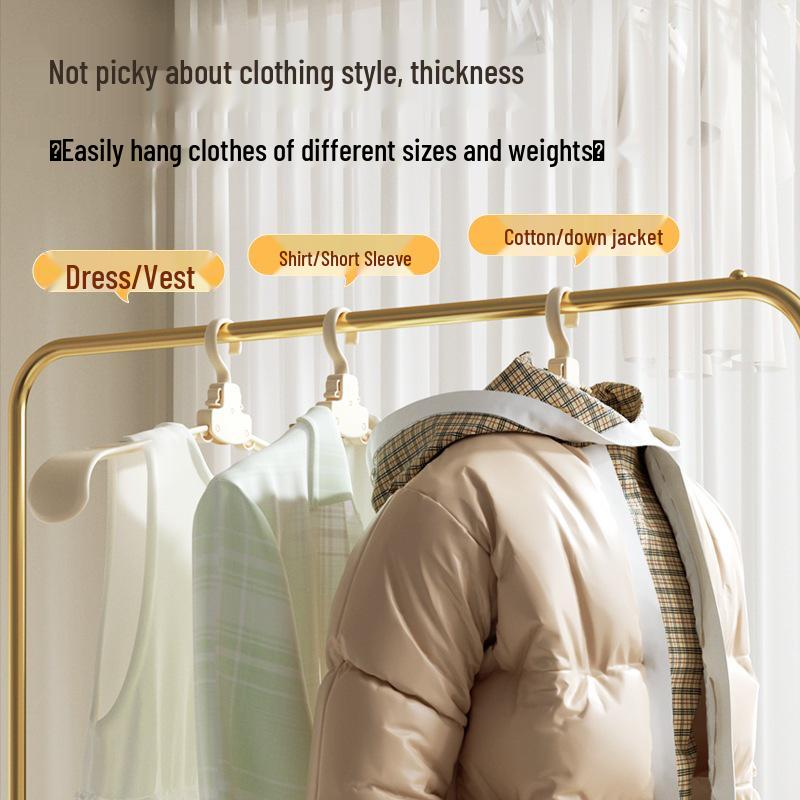 Foldable Multifunctional No-Mark Travel Hanger for Clothes Drying and Storage