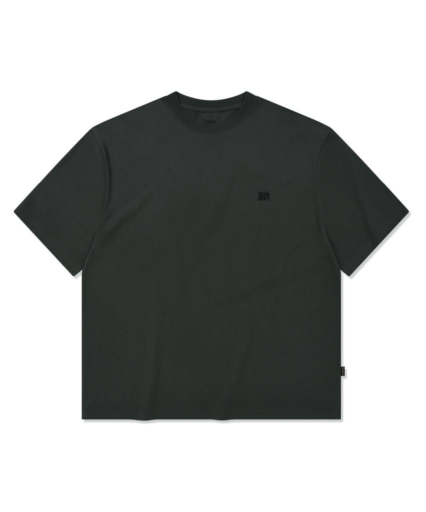 BROWNBREATH Delivery Tag Tee - Charcoal