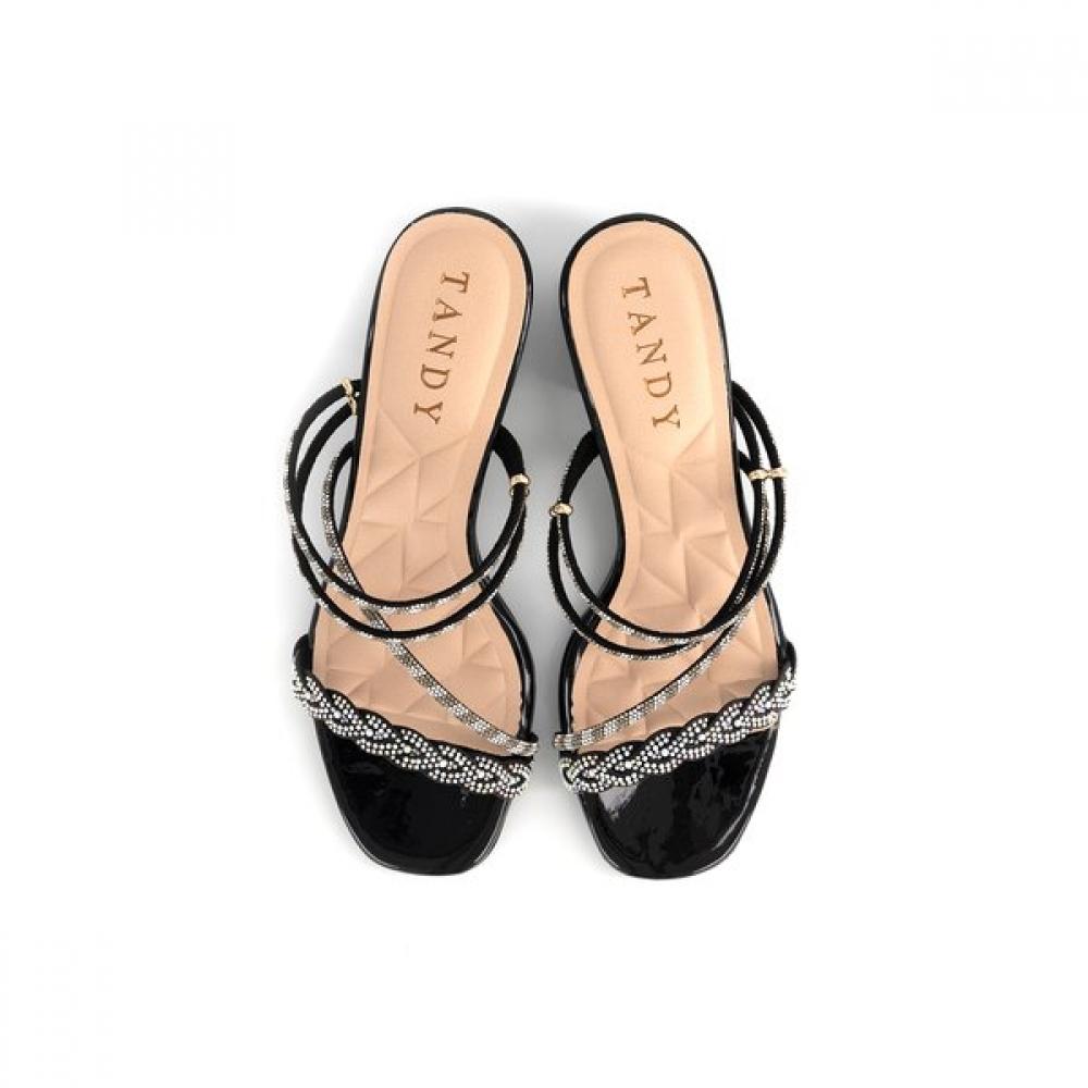 Tandy Damensandalen Schwarz 725044