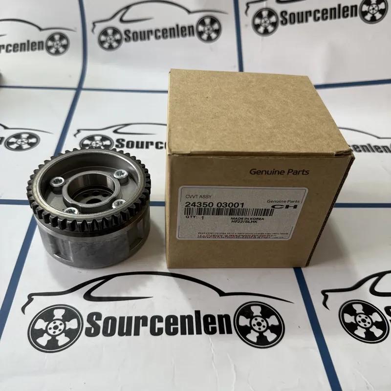 2Pcs Timing Camshaft Sprocket For Hyundai Kia Picanto Morning i10 i20 Pride G4LA 1.2L 24350-03001 2435003001 24370-03000