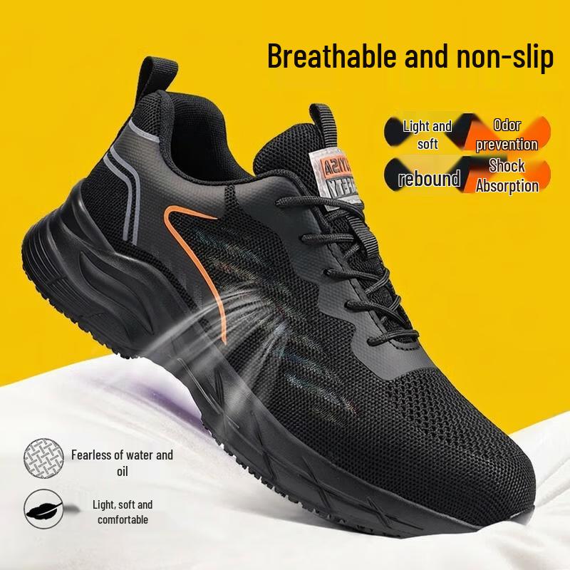 GUYISA Men s Breathable Non-slip Chef Shoes 41