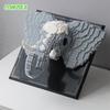 3D Animal Building Blocks Elephant Tiger Chinese Dragon Diy Murals Decoration Ornaments Bricks Tiger Puzzle Toys Base Kids Adult