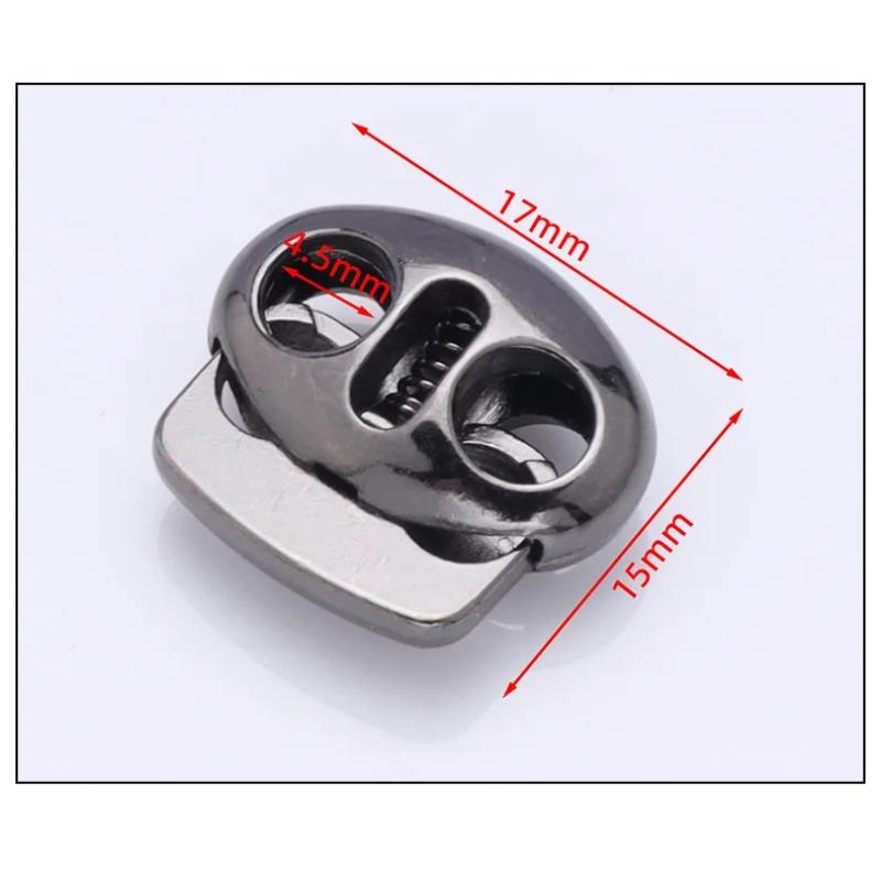 10 τεμ. Μεταλλικά Στοπ Κορδονιού Διάμετρος Οπής 4,5 χιλ. Χρήσιμα Μεταλλικά Στοπ Κορδονιού Αξεσουάρ Ρούχων DIY