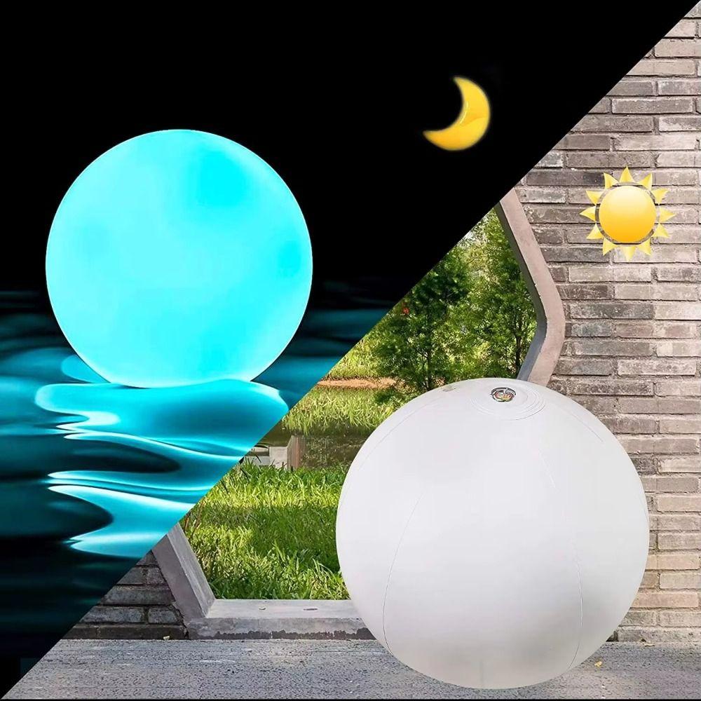 Remote Control Inflatable LED Ball 16 Colors LED Glowing Beach Ball  Pool Party
