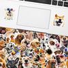 50 Realistic Dog Stickers Animal Cute Pet Collection Shiba Inu Cute Animal Golden Retriever Dog Head Emoticon Stickers