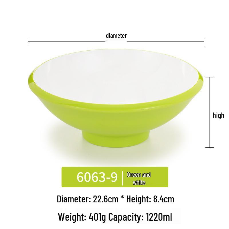 Melamine Noodle Bowl for Noodle Restaurants: Ideal for Luosifen, Malatang, Rice Noodles, and Chongqing Xiaomian
