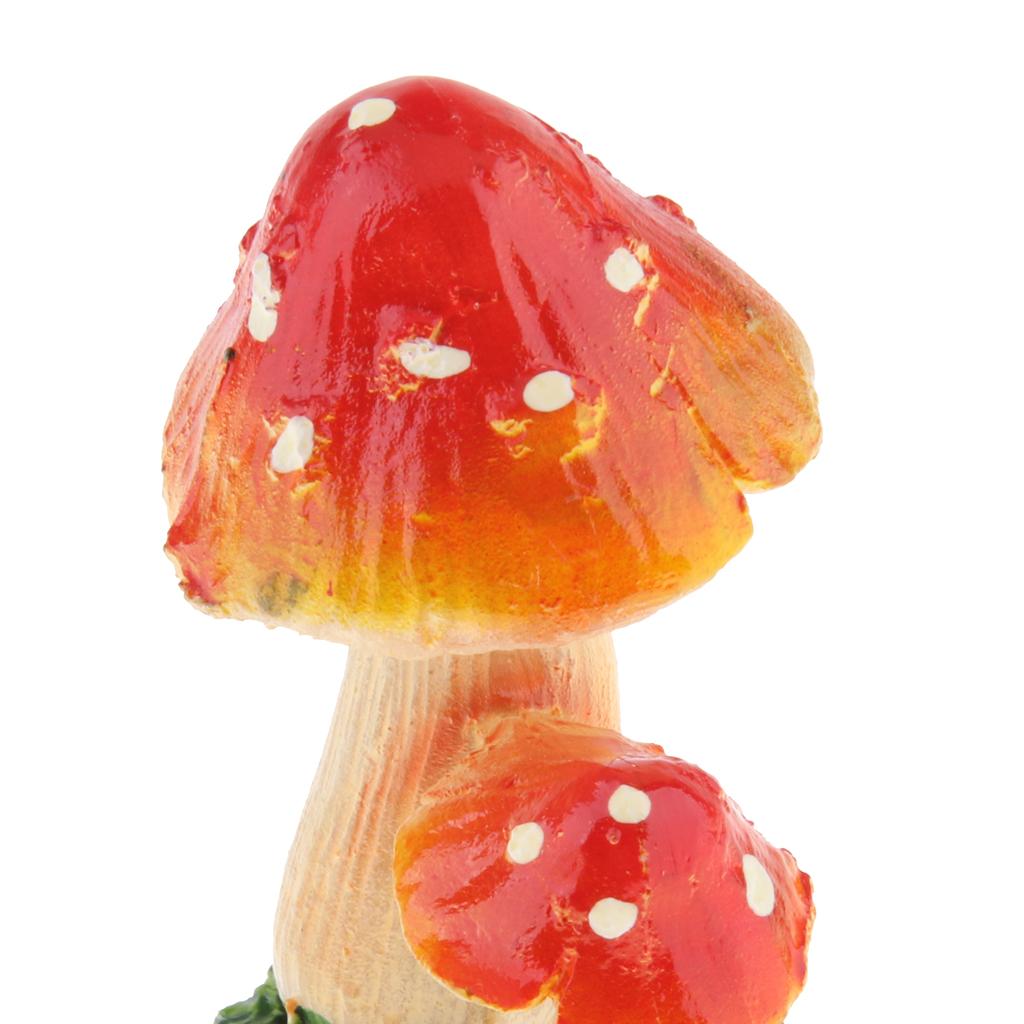 Mushroom Figurine Garden Terrarium Decor