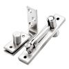 Stainless Steel Pivot Hinge Rust Resistant Stainless Simple Installation With Video Easy To Install Pivot Hinges 2 L X 3 W