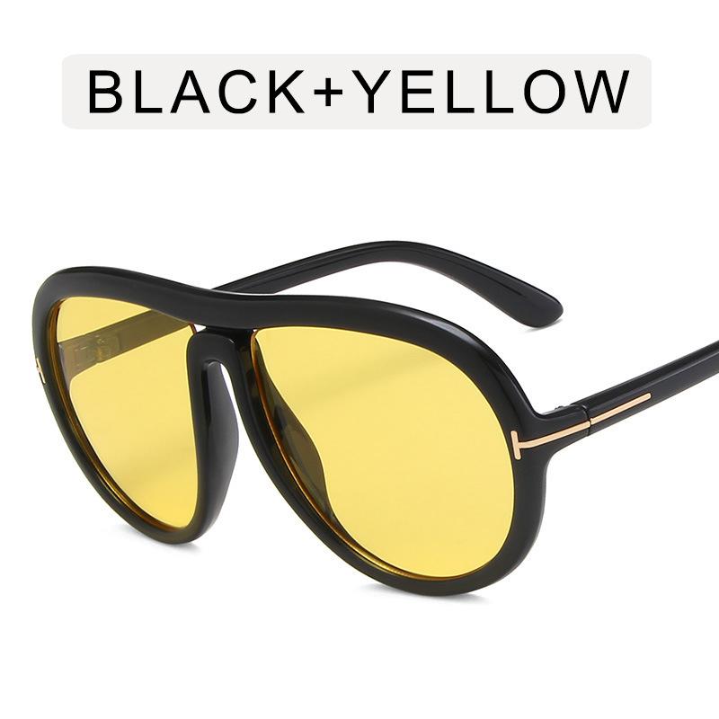 Óculos de Estilo de Moda Europeu Americano para Mulheres Armação Grande Vintage Óculos de Sol Elegantes Mulheres Ao Ar Livre Viagem Óculos de Sol Feminino