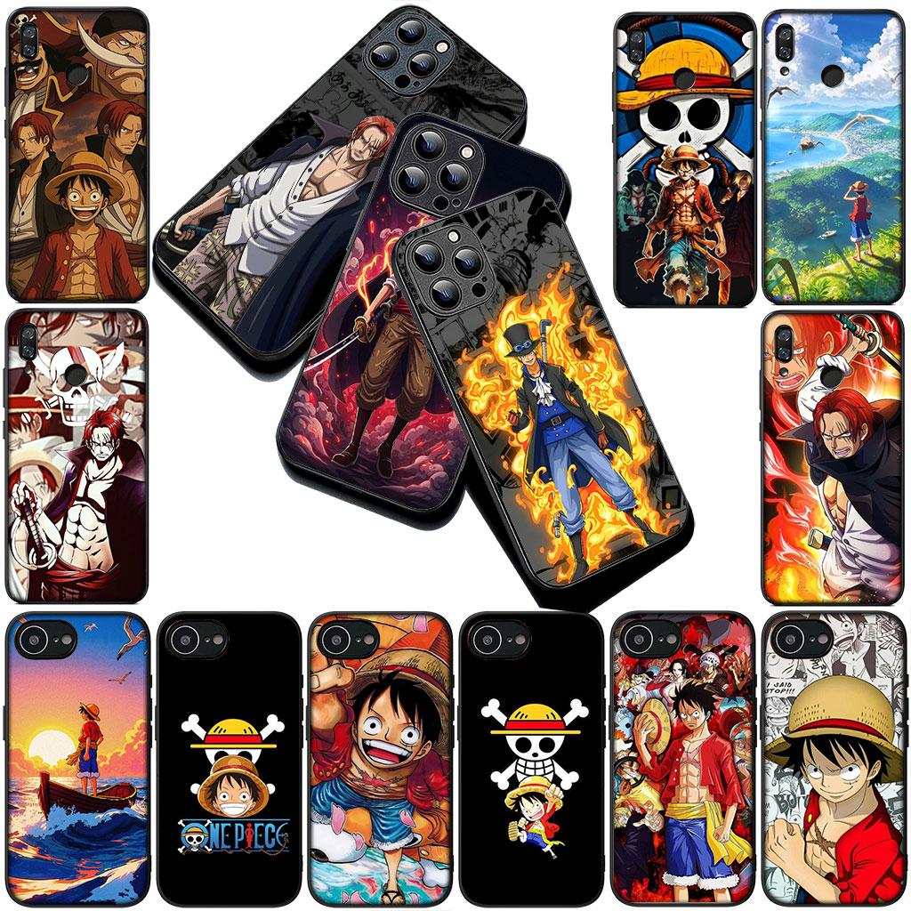Phone Cover for Motorola Moto G86 G57 E14 E15 G14 G34 G35 G84 G24 A54 G15 Power E22 Soft Case Shanks Red Hair One Pieces Luffy