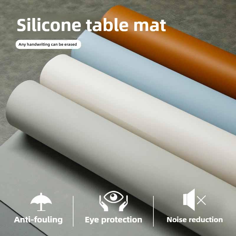 Waterproof Non-Slip Silicone Desk Mat Kids Writing Drawing Table Protector Home Office Supplies