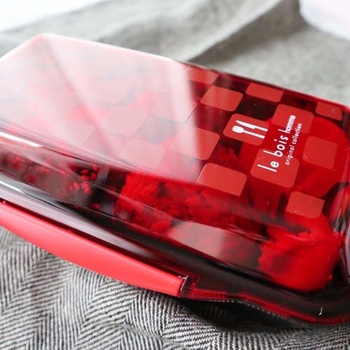 Komori Resin Le Voile Homme Herren Dome Lunchbox 750ml Rot