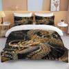 Chinese dragon Bedding 3 Piece Set king size double bed bedding set microfiber or polyester duvet cover set  bedroom bed set