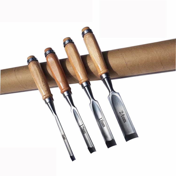 Carpentry Chisel Professional Joinery Half Gouge Flat Woodworking Sculpture Tool Wood Carving Chisels Set Woodcut Carving Knife