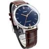Casio LTP-VT01L-2B Women's Quartz Watch Navy Brown Leather Band Imported Model