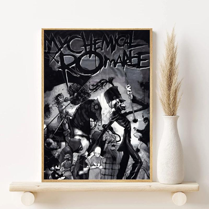 

Рок-группа My Chemical R-Romance Плакат HD художественная самоклеящаяся стена водонепроницаемая для дома гостиная спальня бар эстетическое украшение 21cm×30cm NoFrame