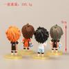 Hinata Shoyo Volleyball Anime Figure 4PCS Set Poseable Model Toy Gacha Collectible Shelf Decor Trendy Gift