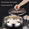 ZISIZ Stainless Steel Mixing Bowl with Lid