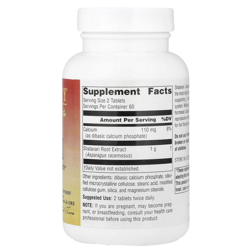 Planetary Herbals, Ayurvedics, Full Spectrum™, Shatavari, 500 mg, 120 Tablets