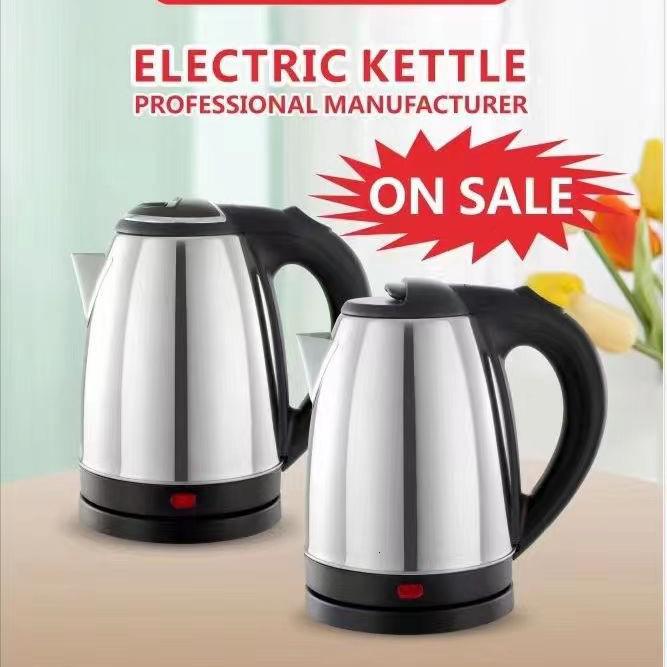 Stainless Steel 2L Electric Kettle with Inner Steel Lid