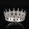 New Baroque Bride's Crown Headwear  Beauty Queen's Performance Crown Luxurious Lady's Full Round Crown