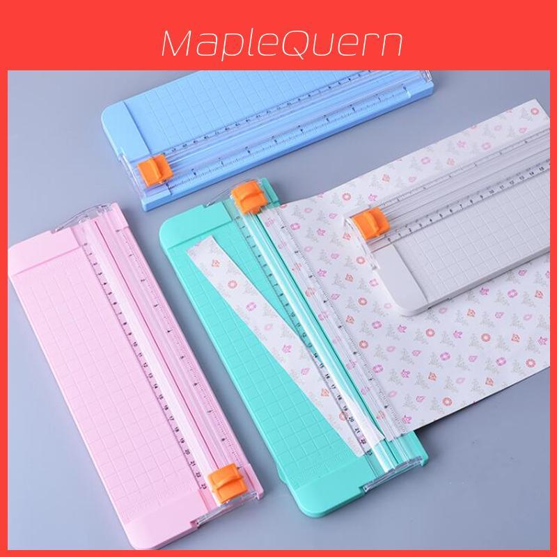 Compact And Stylish Sliding Mini Portable Paper Cutter With Ruler For Precise Cuts