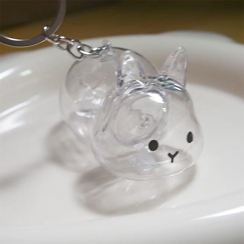 

1 подвесная декоративная коробка для хранения, коллекция сувениров, прозрачный контейнер для брелоков, прозрачный подвесной D