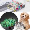 1PC Fluorescent Silicone Human Footprint Collars for Cats and Dogs Luminous Collars Night Travel Anti-lost Pet Supplies