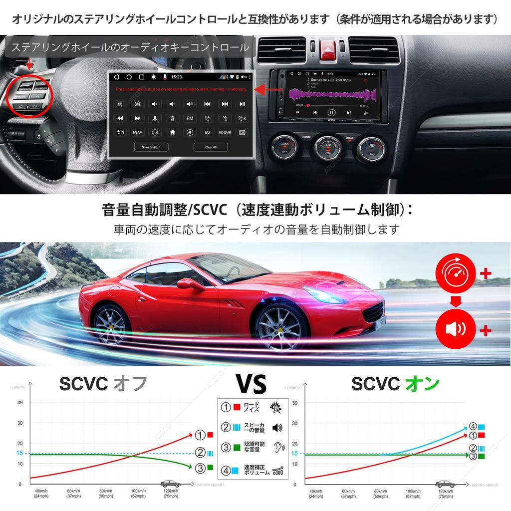 ATOTO S8 Car Navigation System Android Gesture aptX HD Dual Fast VSV Parking 512GB SD Card S8G2A78UL [S8 Ultra] - 7-inch QLED, Auto/Wireless CarPlay,