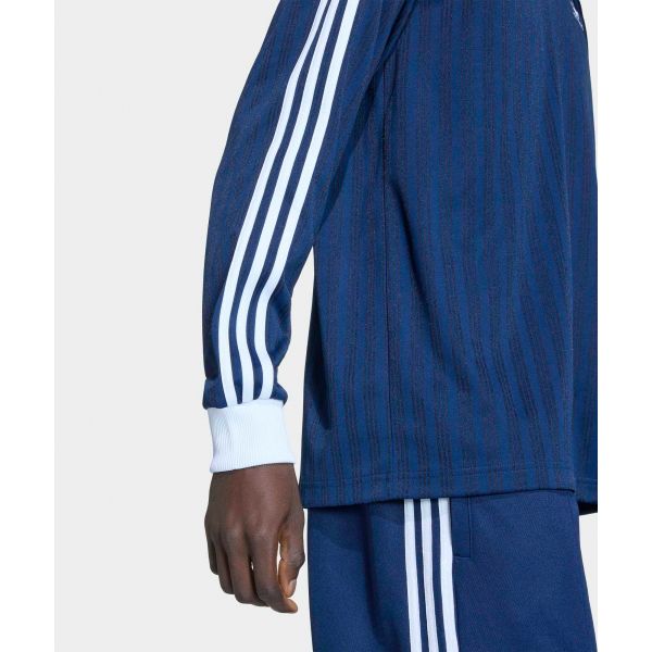Adidas Originals Adicolor V-Neck Retro Striped Long Sleeve Soccer Shirt Men tops KS2294