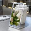 Tulpenblumen-Telefonhülle für iPhone 11 Hülle für iPhone 14 Pro Max 13 12 Pro Max XR XS Max X 7 8 14 Plus SE Stoßfeste transparente Abdeckung