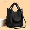 Genuine Leather Women's Bag Large Capacity Bucket Bag Tote Bag Single-shoulder Crossbody Bag High-end Handbag