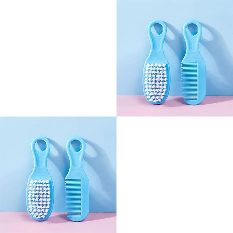 1/2/4Set Baby Hairbrush Comb Portable Newborn Infant Toddlers Soft Hair Brush Head Massager Comb Set Baby Kid Hair Care Supplies