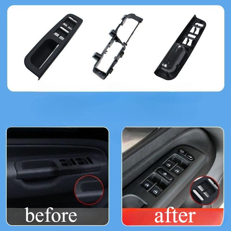 3Pcs for Bora Golf 4 Interior Door Handle Lifter Switch Bracket Base Caps 1J1 867179 3B1 867 171 E 3B0867175