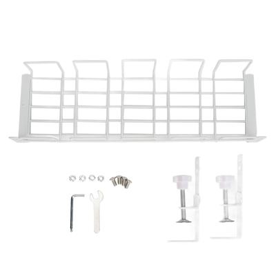 Under Desk Cable Organizer 40.5CM Steel Space Saving Strong Load Bearing Desk Wire Management Tray