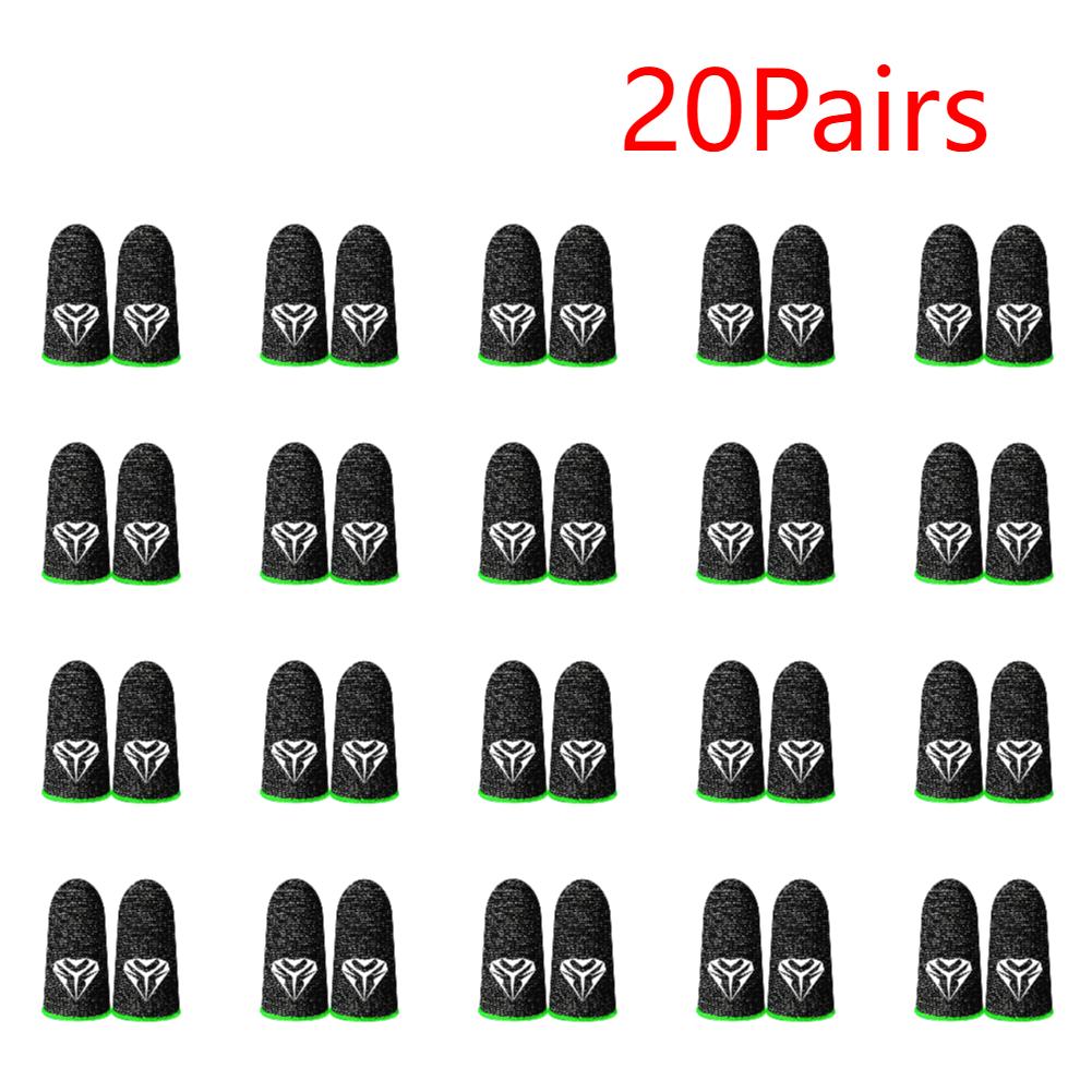 1-30 Paar Gaming-Fingerlinge für PUBG Atmungsaktiv Schweißfest Rutschfest Fingerspitzenabdeckung Daumenhandschuhe Touchscreen-Fingerlinge