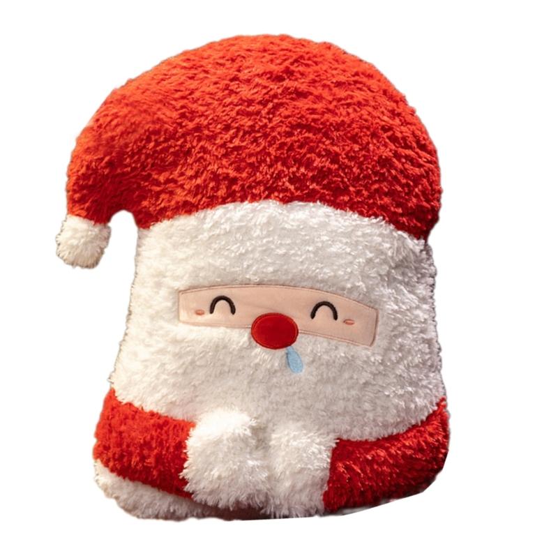 

Christmas Plush Pillow Cartoon Santa Reindeer Throw Pillow Holiday Indoor Home Decors Tree Decoration Party Supplies