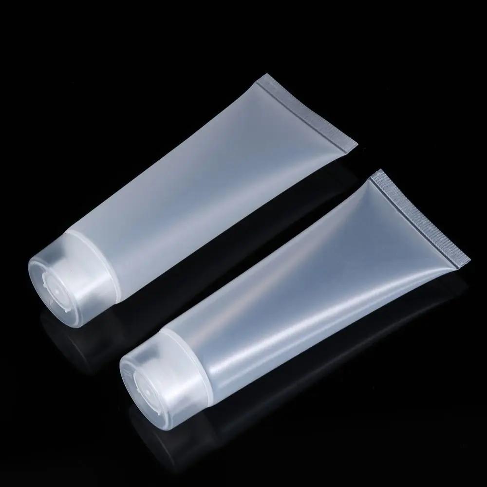 2PCS Makeup Tool Travel Size Squeeze Containers Shampoo Holder Lotion Packing Refillable Bottle Cream Tube