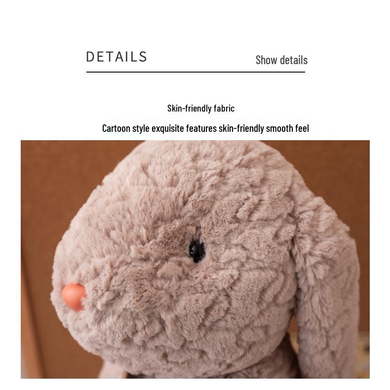 Bangbang Rabbit Plush Toy - Cute Lop-Eared Rabbit Teddy Bear Doll, Perfect Qixi Gift for Children and Girls