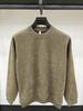 Men's Premium Fleece-Lined Sweatshirt: Warm, Thick, Solid Color, Round Neck, Long-Sleeve Base Layer for Autumn & Winter.