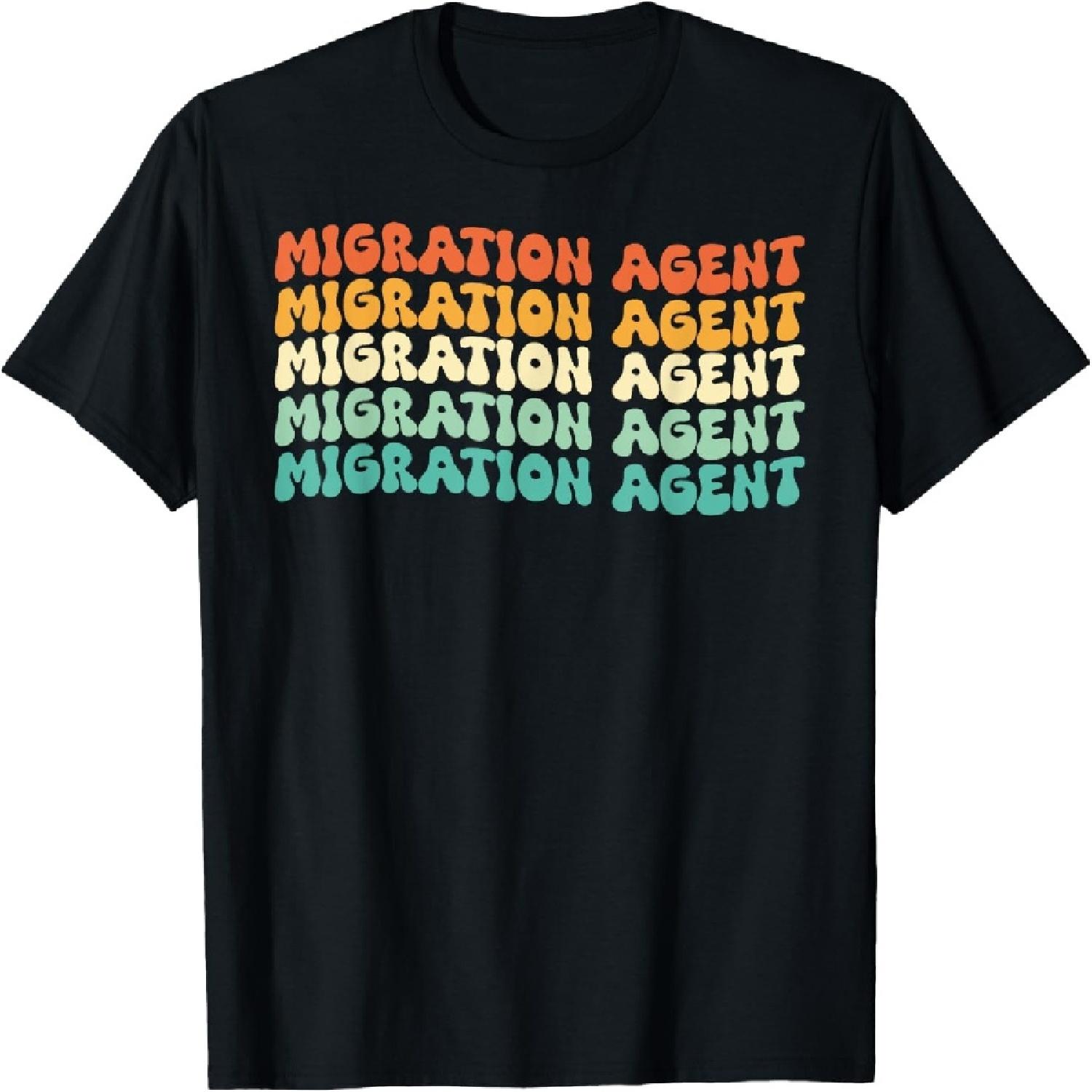 Groovy Migration Agent Job Title T-Shirt XXXXXL разноцветный