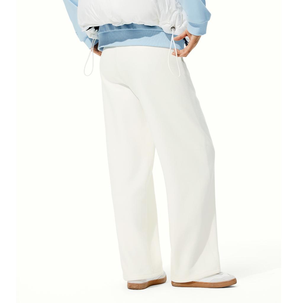 Li-Ning Embroidered Letter Logo Knit Sports Pants Women bottoms AKLVA04-1