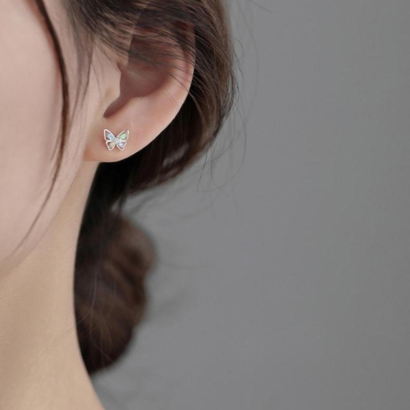 Multipurpose Zircon Butterfly Earrings Offering Comfortable Wear and All Day Elegant for Styles Enthusiasts Outfits